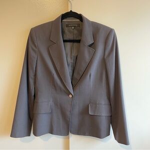Anne Klein Grey Blazer Vintage 80s inspired